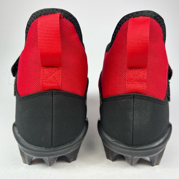 Nike Alpha Menace Pro 2 Mid University Red Black Football Cleats - Picture 6 of 10